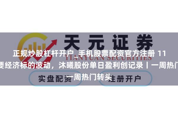 正规炒股杠杆开户_手机股票配资官方注册 11月主要经济标的波动，沐曦股份单日盈利创记录丨一周热门转头