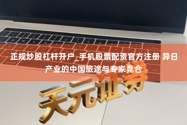 正规炒股杠杆开户_手机股票配资官方注册 异日产业的中国旅途与专家竞合